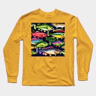 School of Bass Long Sleeve T-Shirt